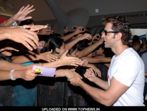 Hrithik Roshan at the Promotion of Movie "Kites"